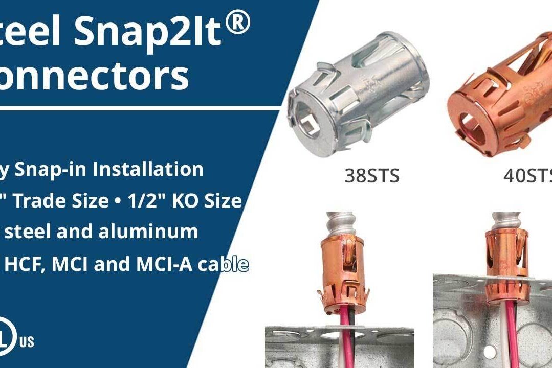 Steel Snap2LT Connectors
