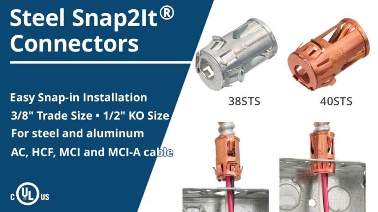 Steel Snap2LT Connectors